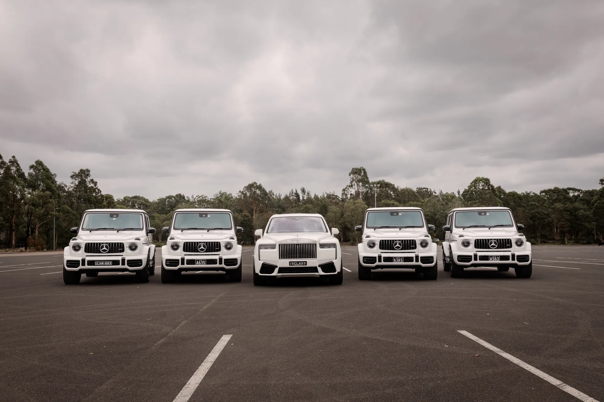 The G Class Hire fleet